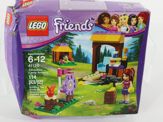 Lego Friends Adventure Camp Archery Partly Built Set 41120 W/ Box & Instructions