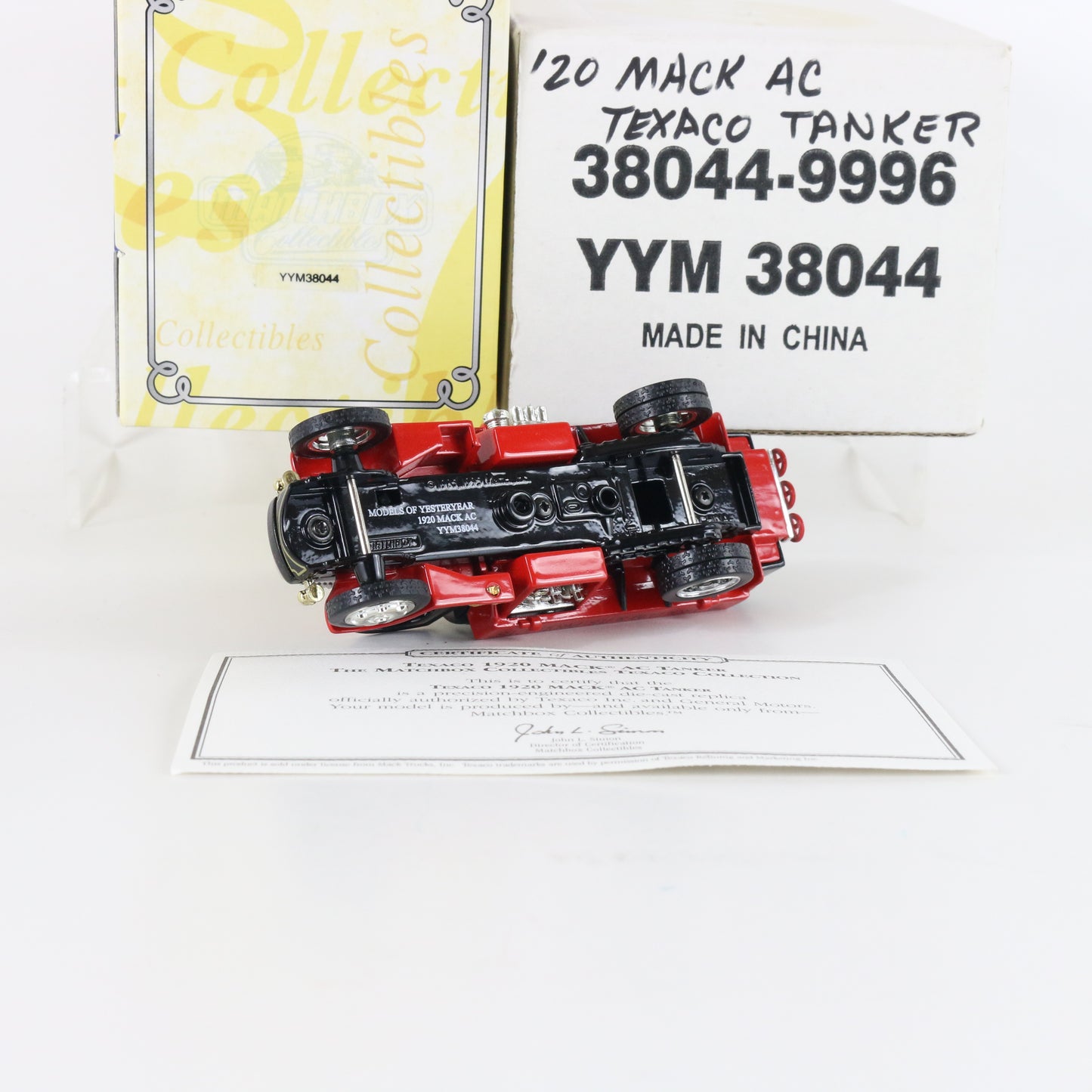 1920 Mack Ac Tanker Gm Texaco Matchbox 1:43 Model Car YYM38044