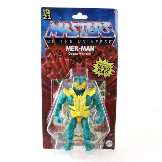 Mer Man Ocean Warlord Masters Of The Universe MOTU Mattel 2021 Retro