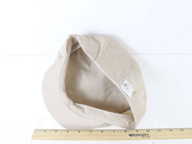 Mens Beige Ivy Cap Sport Cap w/ Side Air Vents Size: XL