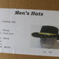 Fiesta Hat Waterproof Black Wool Felt Cowboy Cowgirl Hat Gold Band MULTIPLE SIZE