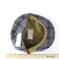Borsalino Doria Mens Dark Gray Plaid Wool Ivy Cap MULTIPLE SIZES