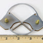 Italian And American Flags Crossed Automobile Badge Ferrari, ALFA? 4.5"