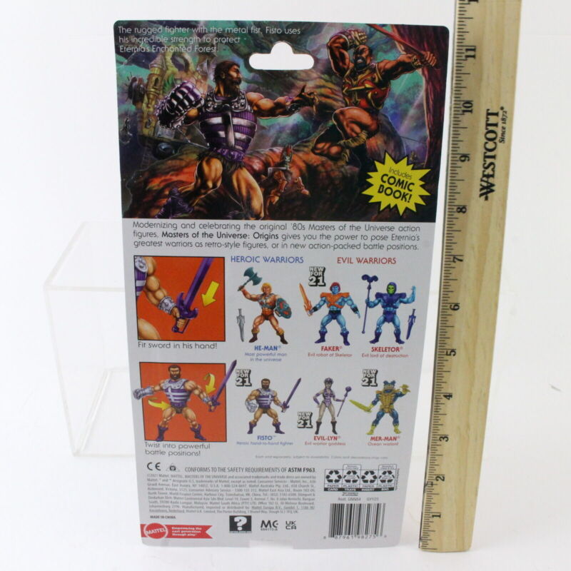 Fisto Heroic Hand To Hand Fighter MOTU Masters Of The Universe Mattel 2021 Retro