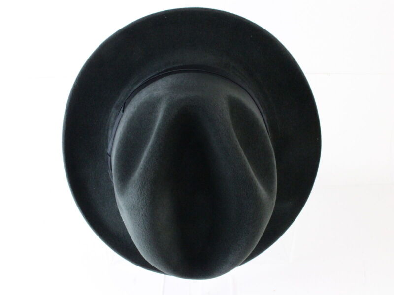 Selentino Mens Dark Gray Genuine Velour Fedora MULTIPLE SIZES