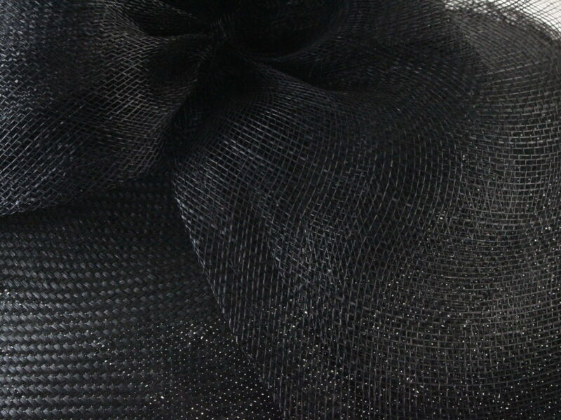 Peter Bettley London Ladies Boutique Black Church Hat W/ Bow 6 7/8 55cm