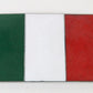 Italian Flag Badge Bolt on Style 2.25" Metal Emblem Badge