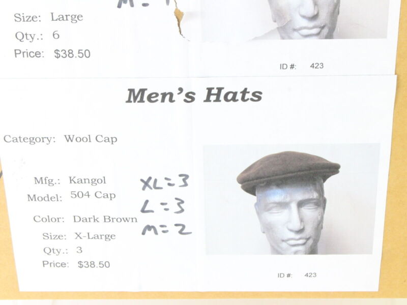 Kangol Mens Brown 100% Wool Felt Ivy Cap MULTIPLE SIZES