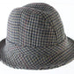 Pendleton Mens Grey Plaid Crushable Water Repellent Rain Hat S