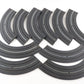 Large Lot Of 69 1/4 Section 9" Radius Curved Track Aurora HO Slot Car