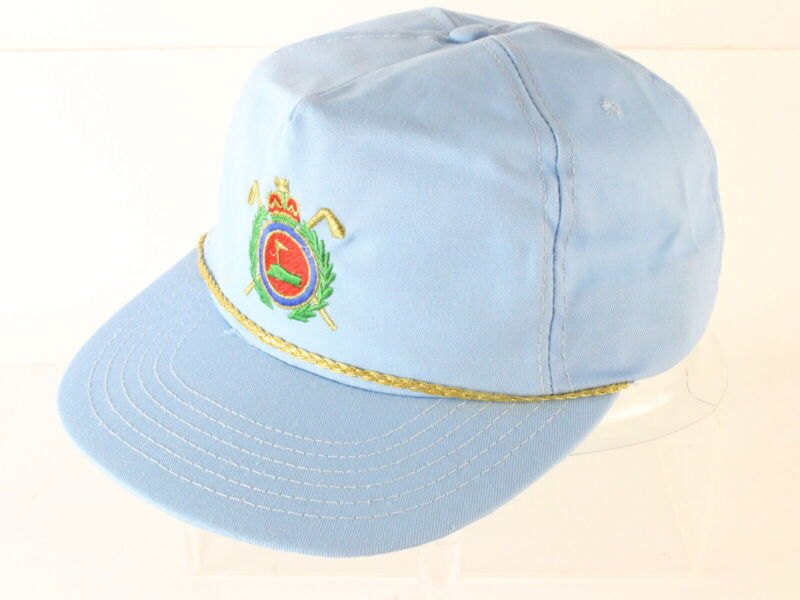 Langenberg Hat Co Mens Light Blue Golf Cap W/ Golf Emblem One Size