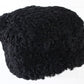 Frank Olive Ladies Black Boutique Hat LAMB AFGHANISTAN MODEL 7 1/2 60cm