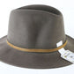Bailey Glen Mens Crushable Serpent Brown Fur Blend Felt Dress Hat MULTIPLE SIZES