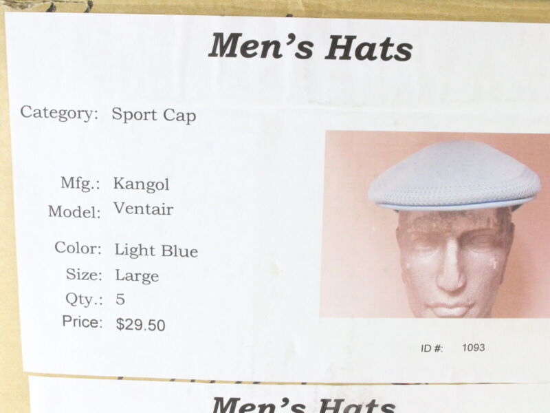 Kangol Mens Light Blue Ventair Sport Cap MULTIPLE SIZES AVAILABLE