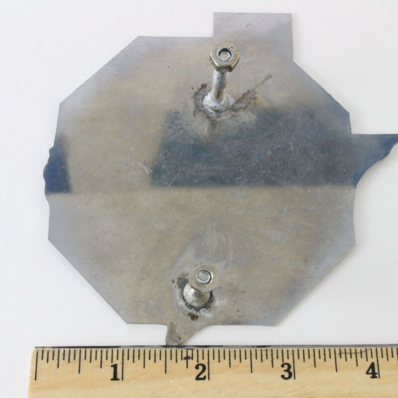 Vintage MTG Texas Register Car Badge 4.5" Metal Emblem