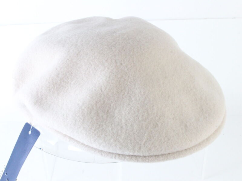 Kangol Mens Cream Wool Felt Ivy Cap 100% NEW WOOL Newsboy MULTIPLE SIZES