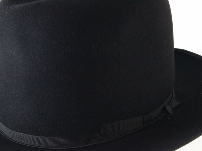 Borsalino Alessandria Mens Black Felt Fedora ITALIAN: MULTIPLE SIZES