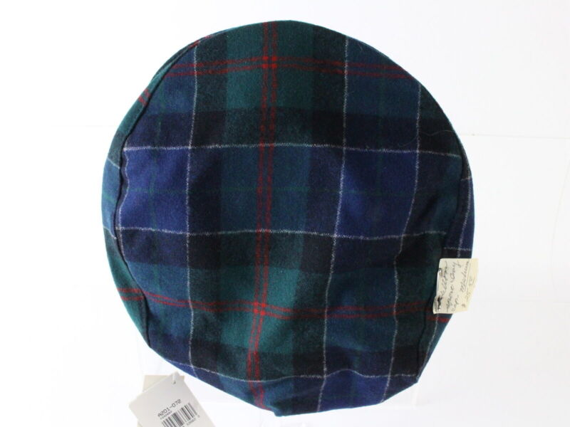 Pendleton Green And Blue 100% Wool Plaid Sport Ivy Cap NEWSBOY IVY MULTIPLE SIZE