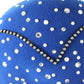 Mr John Classic Ladies Blue Boutique Wool Felt Hat W/ Rhinestones 6 3/4 54cm