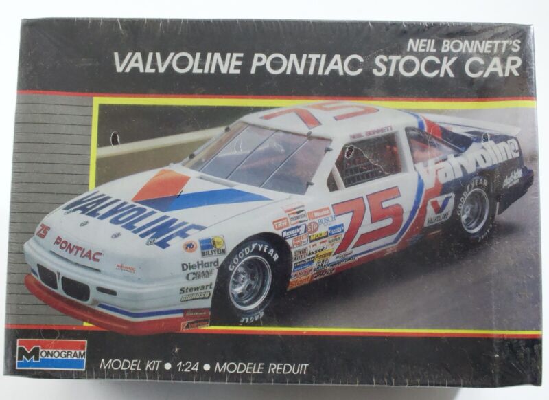 Pontiac Stock Car Valvoline #75 Neil Bonnett Monogram 1:24 Kit SEALED 2787