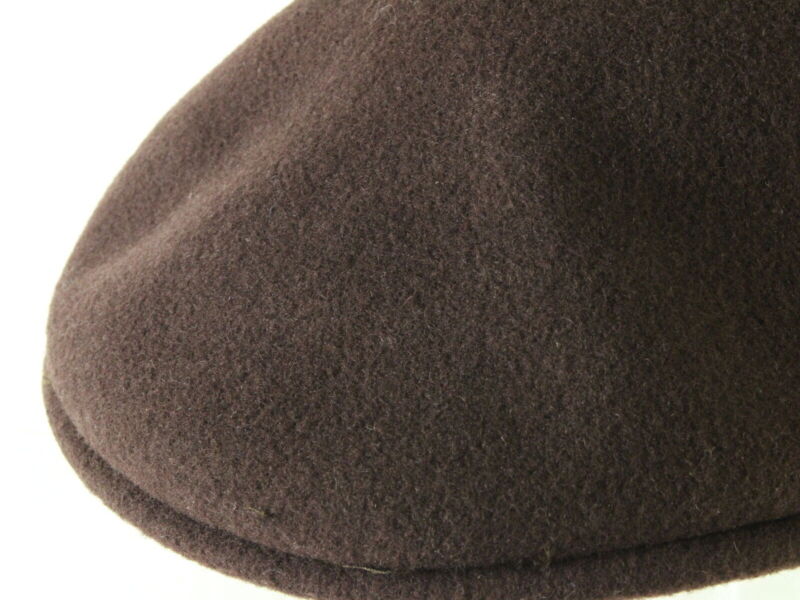 Kangol Mens Brown 100% Wool Felt Ivy Cap MULTIPLE SIZES