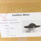 George Zamaul Ladies Boutique Black Felt Hat W/ Rhinestones 7 1/4 58cm