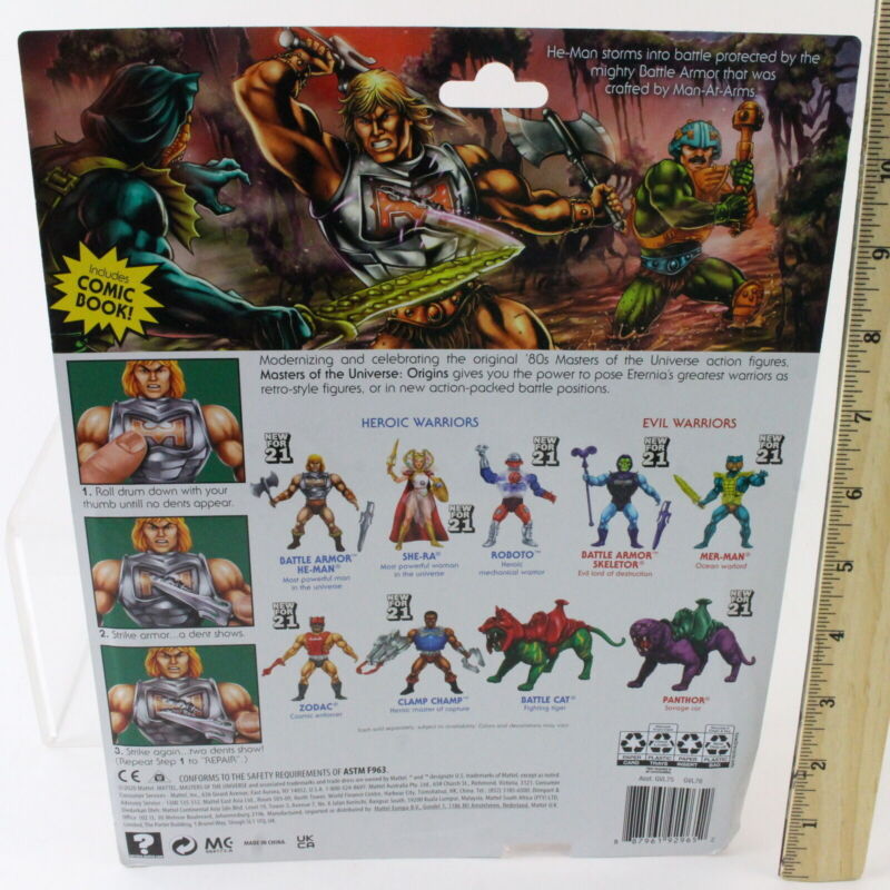 He-Man Heman Battle Armor Deluxe Masters Of The Universe MOTU 2021 Retro