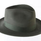 Stetson The Sovereign Chatham Sage Green Felt Fedora W/ Feather MULTIPLE SIZES
