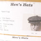 City Sport Mens Charcoal Genuine Donegal IRELAND Tweed W/ Tan Lining 6 7/8 55cm