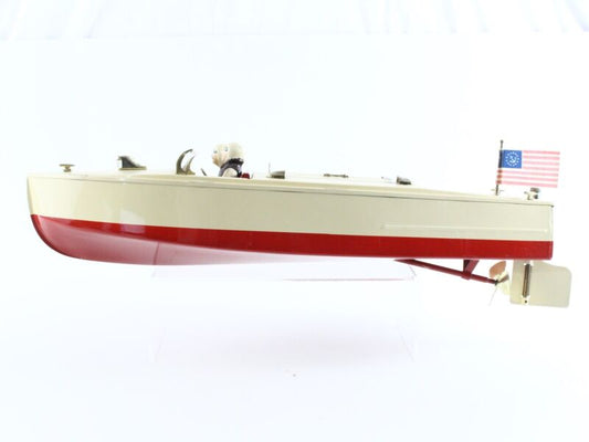 Windup Boat Lionel ? MTH? 43 Craft Speed Boat Nickel/Brass