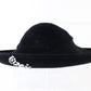 George Zamaul Ladies Boutique Black Felt Hat W/ Rhinestones 7 1/4 58cm