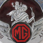 MG Behold St Christopher 3.75" Metal Emblem Badge License Topper