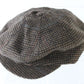 Borsalino Mens Brown Mix Felt Ivy Cap Newsboy Style 6 7/8 55cm