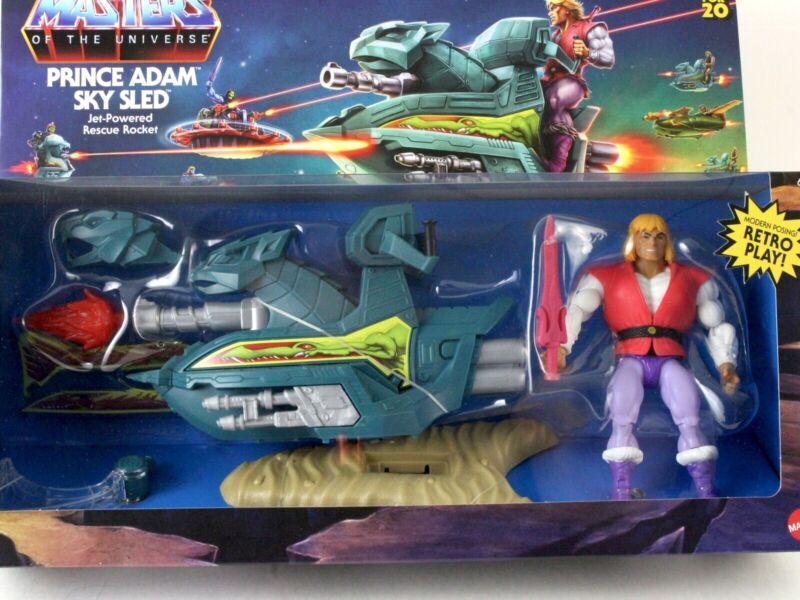 Prince Adam Sky Sled Jet Powered Rescue Rocket Masters Of The Universe MOTU 2020