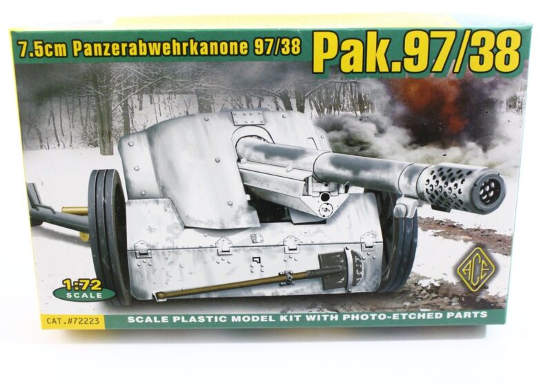 WWII Pak.97/38 Panzerabwehrkanone 97/38 Ace Scale Kit 1:72 72223