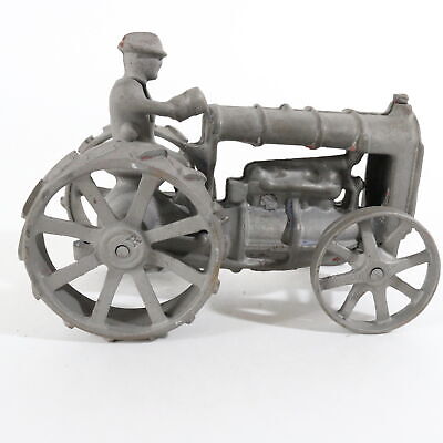 Repainted RECAST Matte Arcade Gray Fordson Cast Iron Tractor Farm Model 5.5"