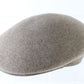 Brooks Mens Oatmeal Tan Wool Felt Ivy Cap 100% LAMB MADE ENGLAND MULTIPLE SIZES