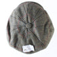 John Hanley And Co Ltd Mens Brown Mix Wool Tweed Ivy Cap 6 7/8 55cm MADE IRELAND
