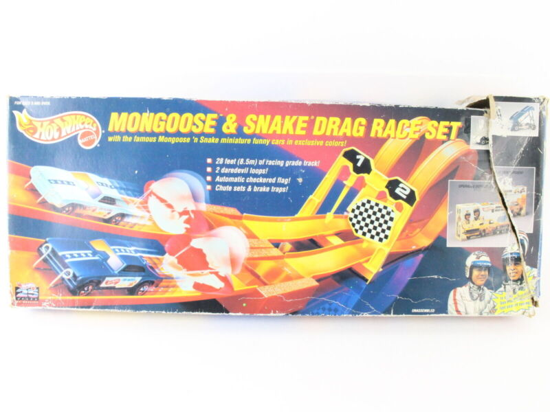 Hot Wheels 25th Anniversary Mongoose And Snake Drag Race Set 11644