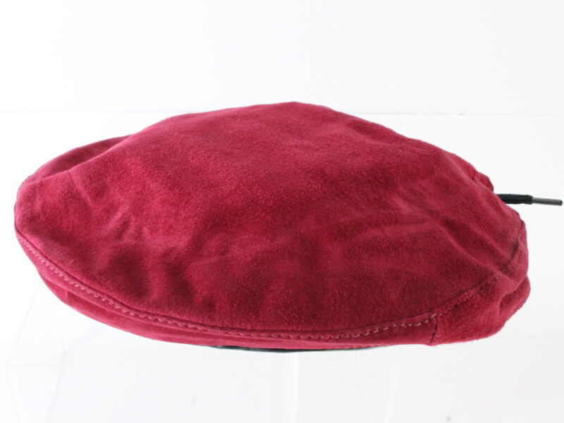 Winfield Cover Co Ladies Red Swede Vintage Beret MULTIPLE SIZES