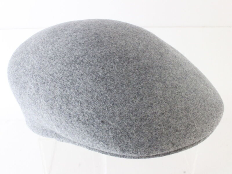 Brooks Mens Light Gray Wool Tweed Ivy Cap QUALITY MADE ENGLAND SIZE: M