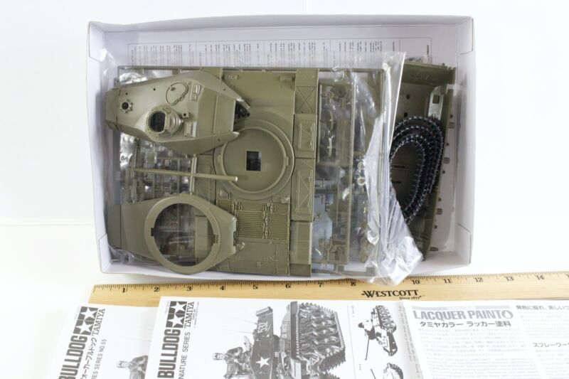 M41 Walker Bulldog US Military Tank Kit OPENED Tamiya 1:35 35055 1900