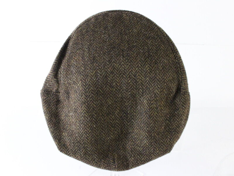 John Hanley & Co Ltd Mens Brown Wool Ivy Cap MULTIPLE SIZES