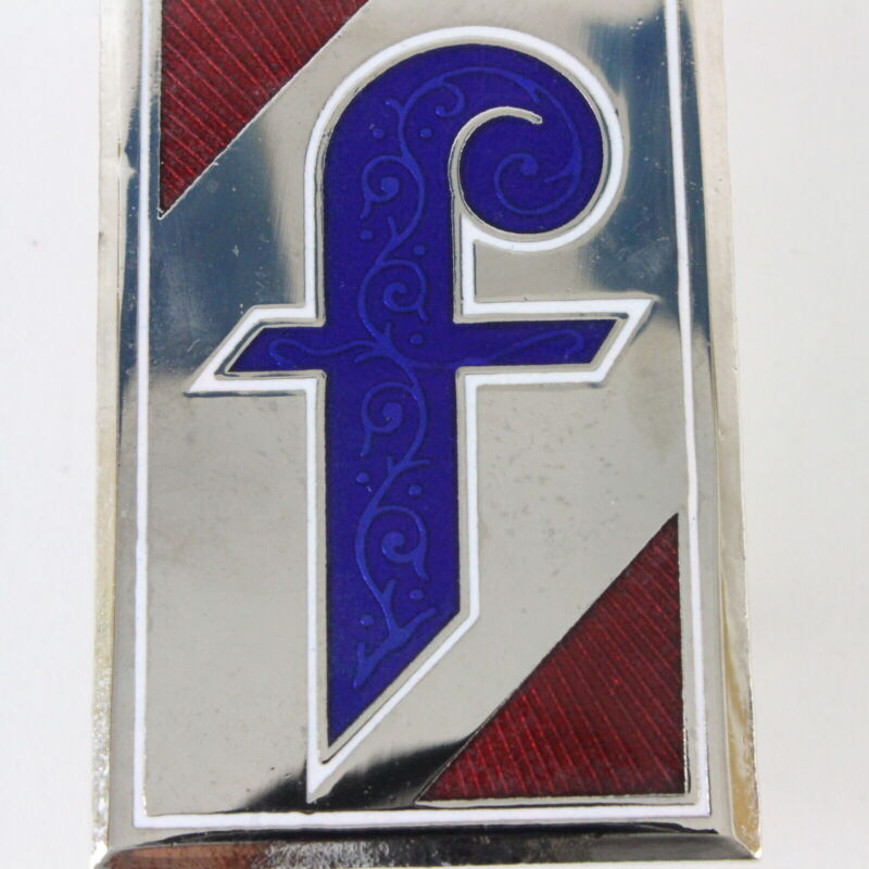 Farina Pinifarina Red And Blue 2" Emblem Badge Ferrari, Alfa Romeo