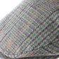 John Hanley & Co Ltd Mens Brown Plaid Ivy Cap NEWSBOY CAP 7 1/8 57cm
