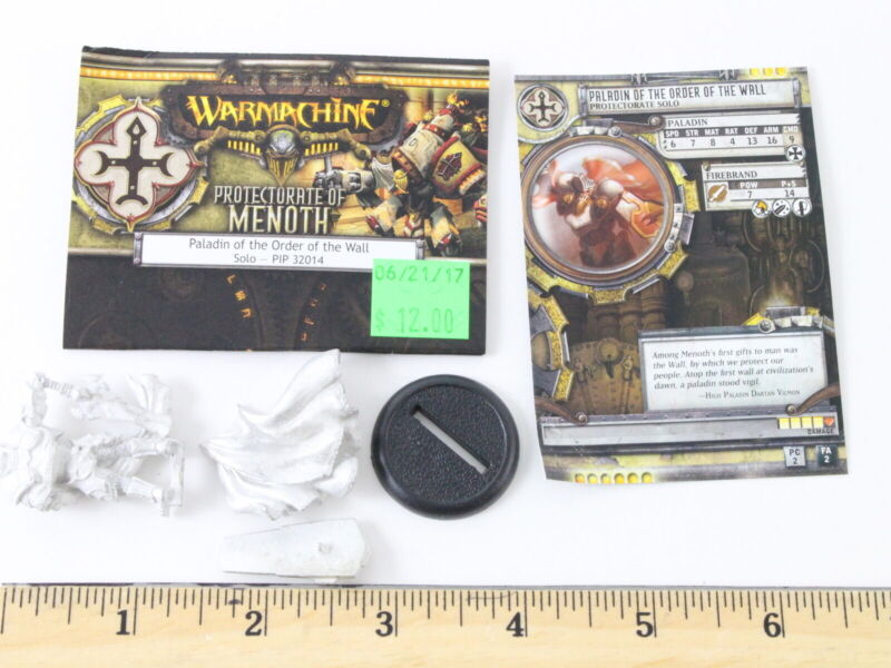 Warmachine Protectorate Of Menoth Paladin Of The Order Of The Wall PIP32014