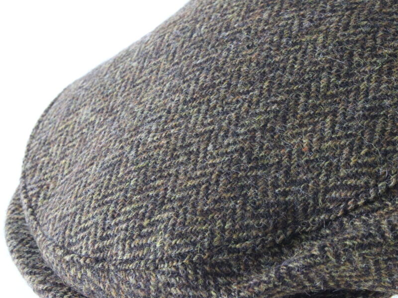 John Hanley & Co Ltd Mens Brown Wool Ivy Cap MULTIPLE SIZES