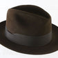 Stetson Mens Mink Brown Felt Fedora W/ Stetson Pin And Feathers MULTIPLE SIZES