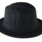 Borsalino Doria Mens Black Wool Blend Fedora MULTIPLE SIZES