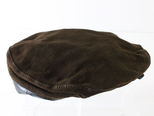 Winfield Cover Co Ladies Brown Swede Beret Size: L